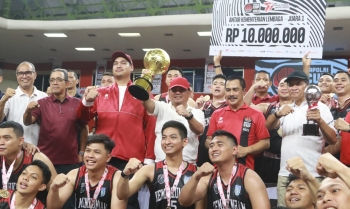 Tim Basket Kemenkumham Jawara Kapolri Cup 2023 Setelah Tumbangkan TNI AU di Final